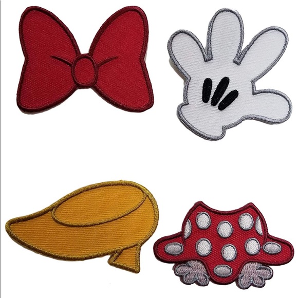 Disney Iron On Minnie Mouse Patch Set - Picture 2 of 4